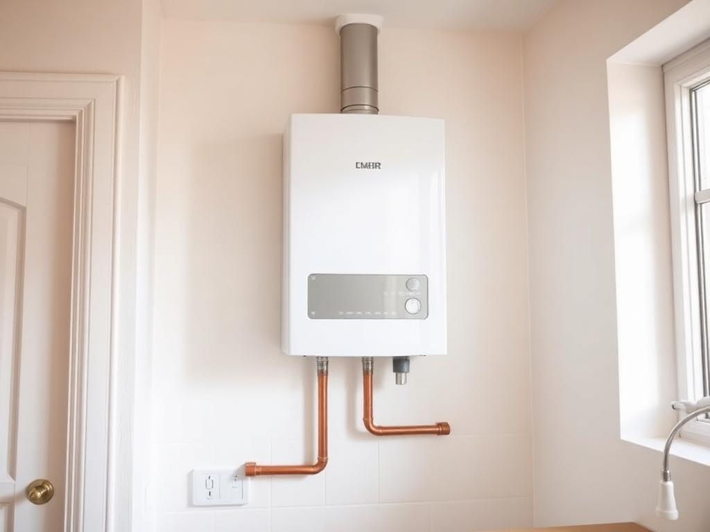 New combi boiler installation in a Bedfordshire home.