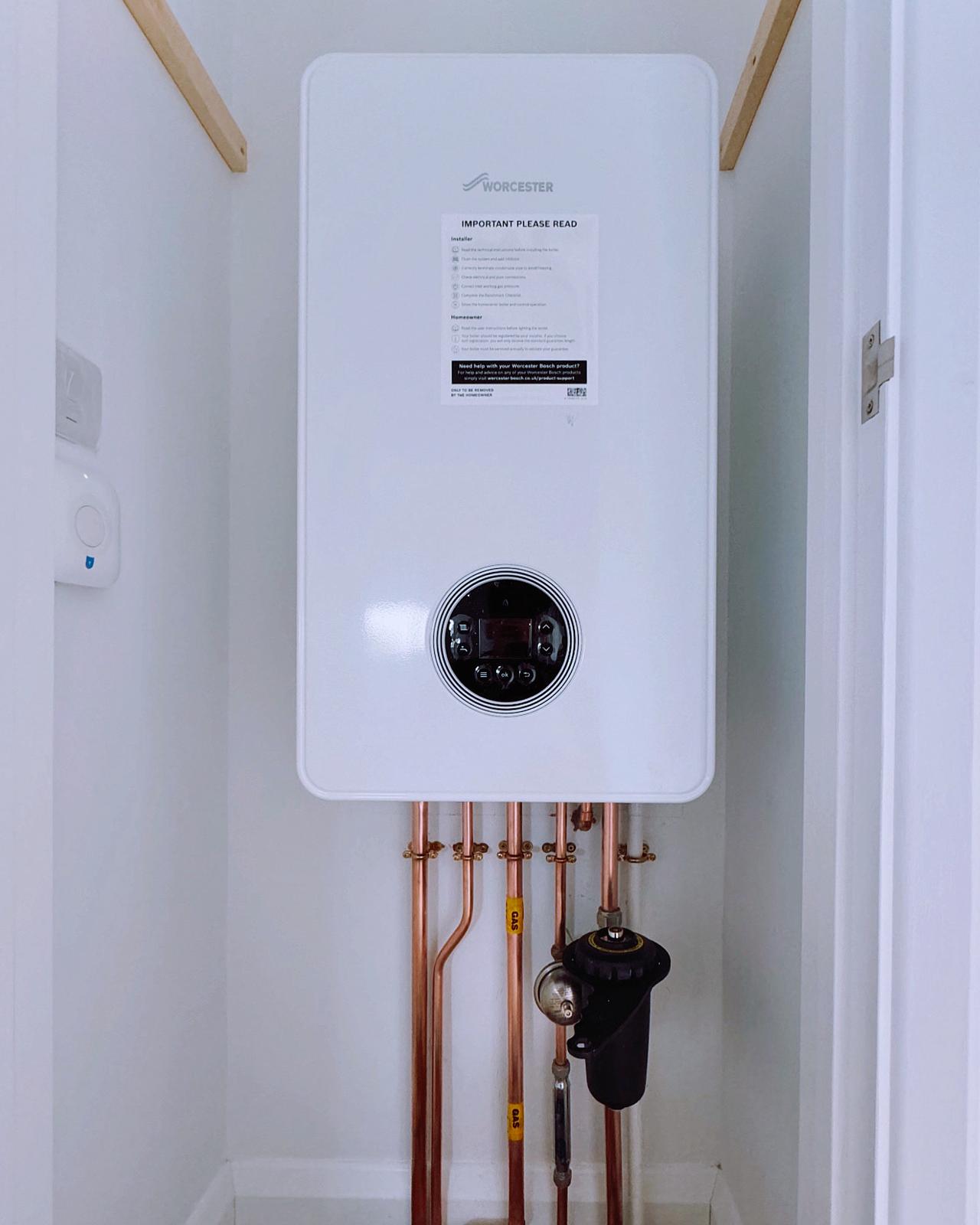 Combi boiler replacement in Bedford.